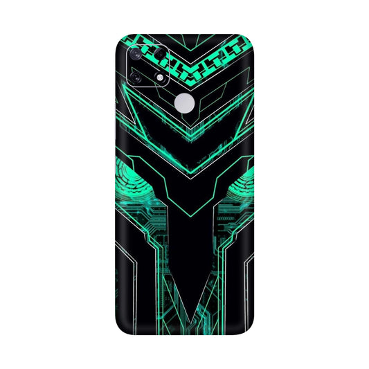 Neon Circuit Predator Mobile Skin For Realme Narzo 20