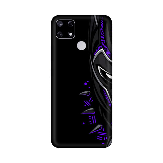 Neon Vibe Cat Mobile Skin For Realme Narzo 20
