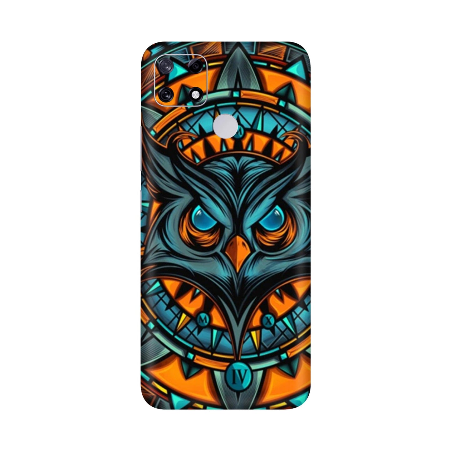 Spirit Owl Mandala Mobile Skin For Realme Narzo 20