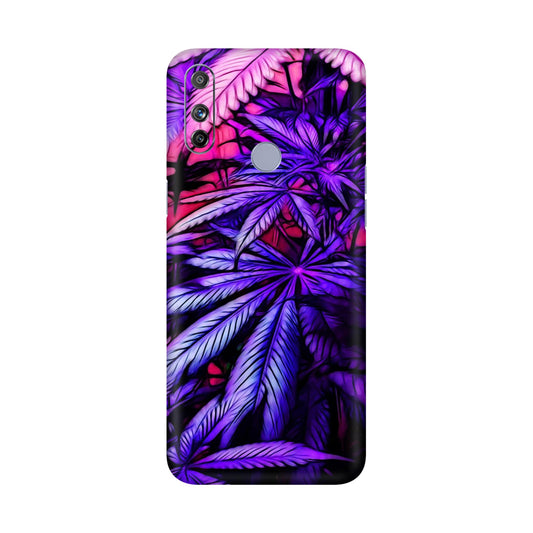 Neon Purple Herb Mobile Skin For Realme Narzo 20a