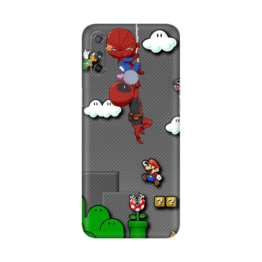 Saiyan Contrast Power Mobile Skin For Realme Narzo 20a