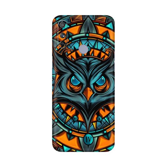 Spirit Owl Mandala Mobile Skin For Realme Narzo 20a