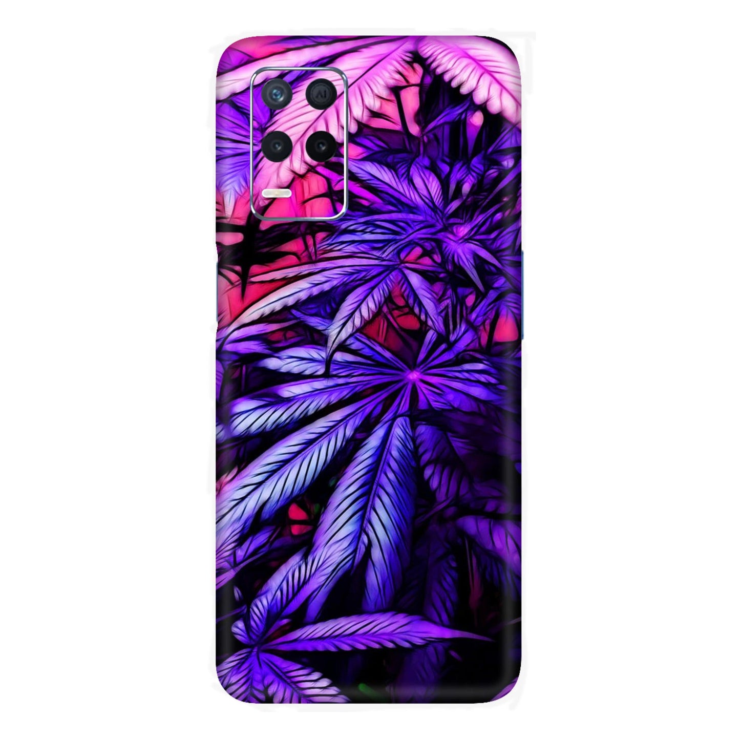 Neon Purple Herb Mobile Skin For Realme Narzo 30 5g