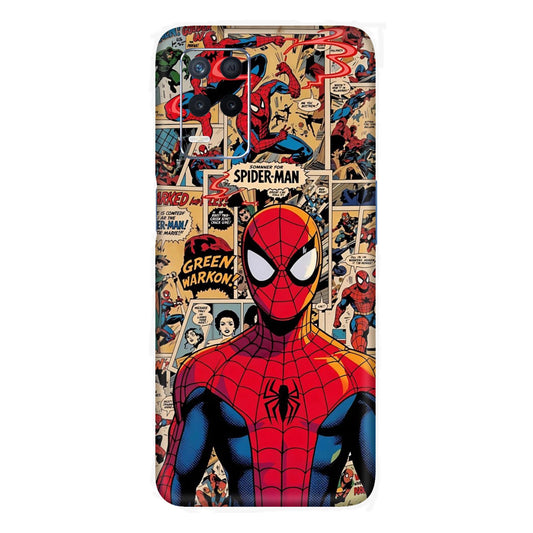 Vintage Comic Panel Spider Man Mobile Skin For Realme Narzo 30 5g