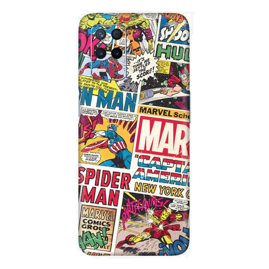 Vintage Marvel Comic Bomb Mobile Skin For Realme Narzo 30 5g