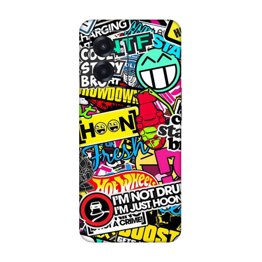 Hoonigan Sticker Bomb Mobile Skin For Realme Narzo 50 5g