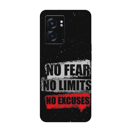 No Fear No Limits Mobile Skin For Realme Narzo 50 5g
