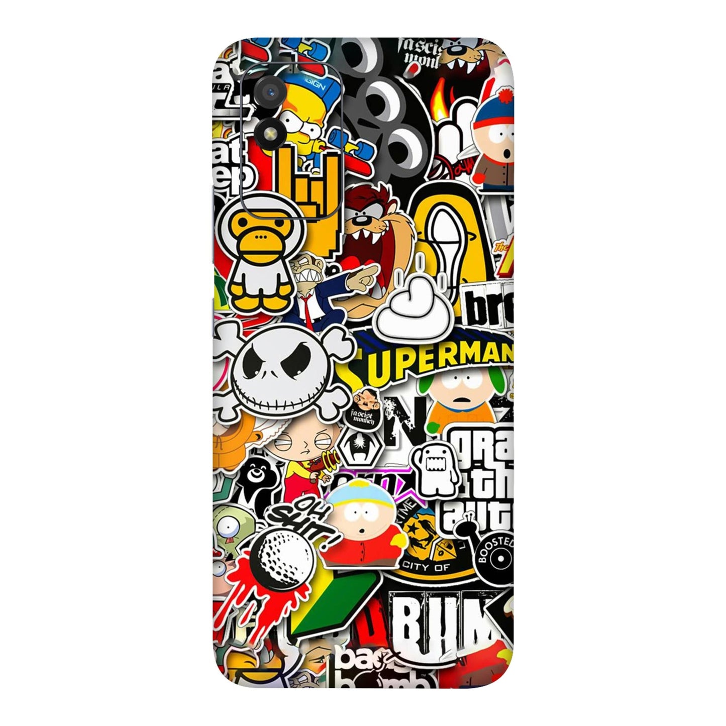 Sukuna Tongue Out Energy Mobile Skin For Realme Narzo 50i