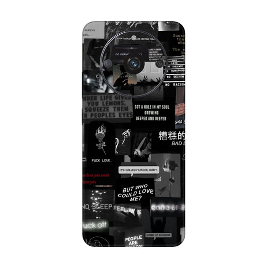 Bad Day Dark Collage Mobile Skin For Realme Narzo 60 5g