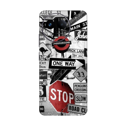 Global Urban Sign Bomb Mobile Skin For Realme Narzo 60x 5g