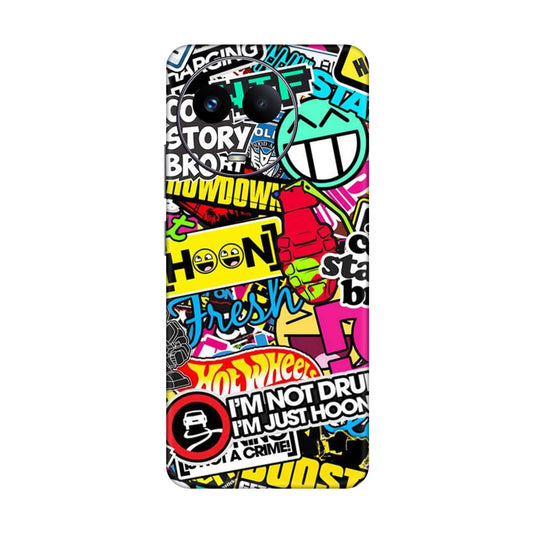 Hoonigan Sticker Bomb Mobile Skin For Realme Narzo 60x 5g