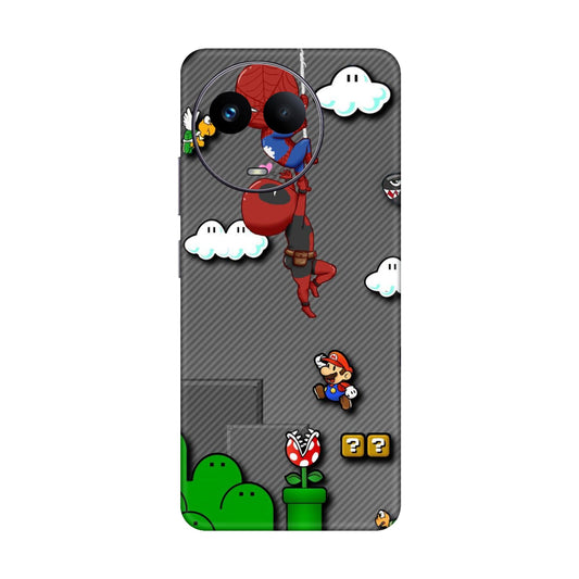 Saiyan Contrast Power Mobile Skin For Realme Narzo 60x 5g