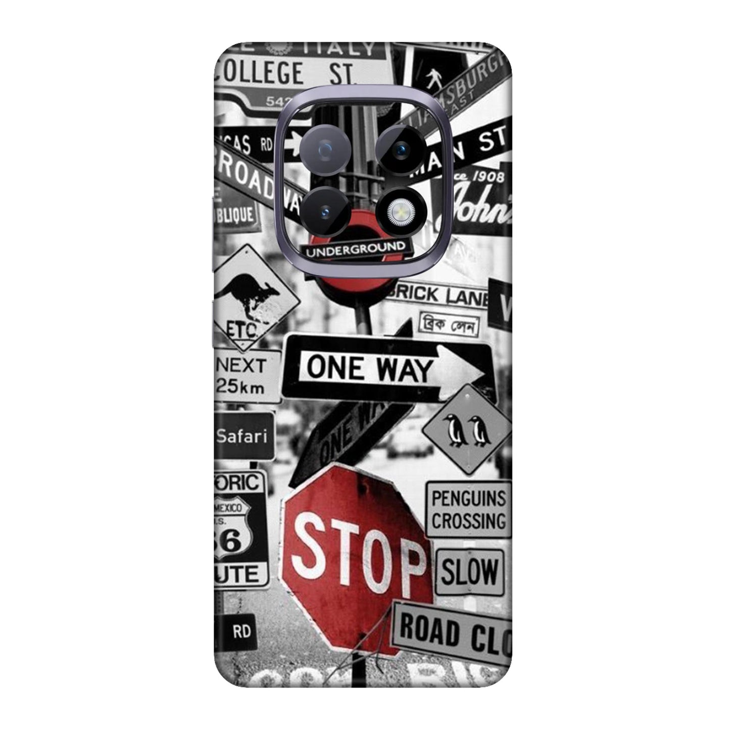 Global Urban Sign Bomb Mobile Skin For Realme Narzo 70 Turbo 5g