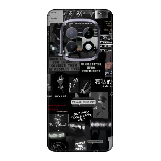 Bad Day Dark Collage Mobile Skin For Realme Narzo 70 Turbo 5g