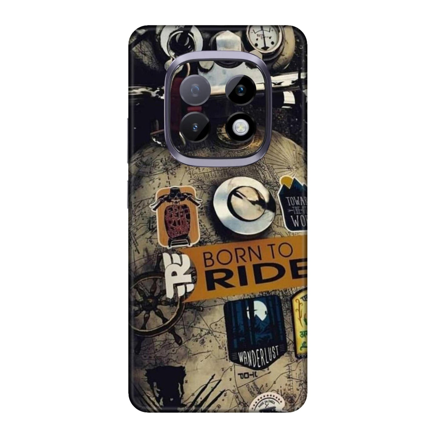 Born to Ride World Map Mobile Skin For Realme Narzo 70 Turbo 5g