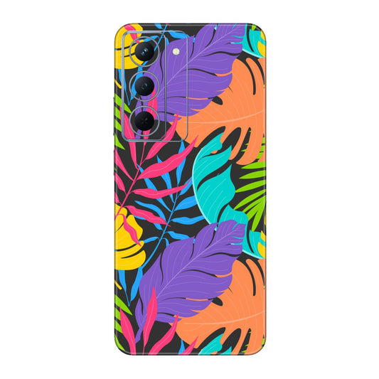 Neon Jungle Leaves Mobile Skin For Realme Narzo 80x 5g