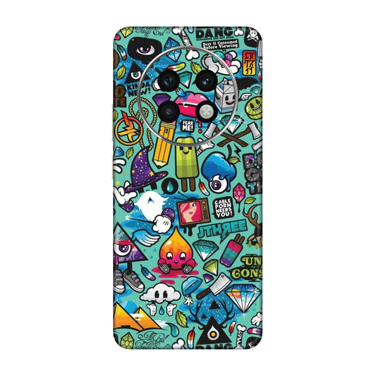 Graffiti Chaos Sticker Bomb Mobile Skin For Realme P1 Speed 5g