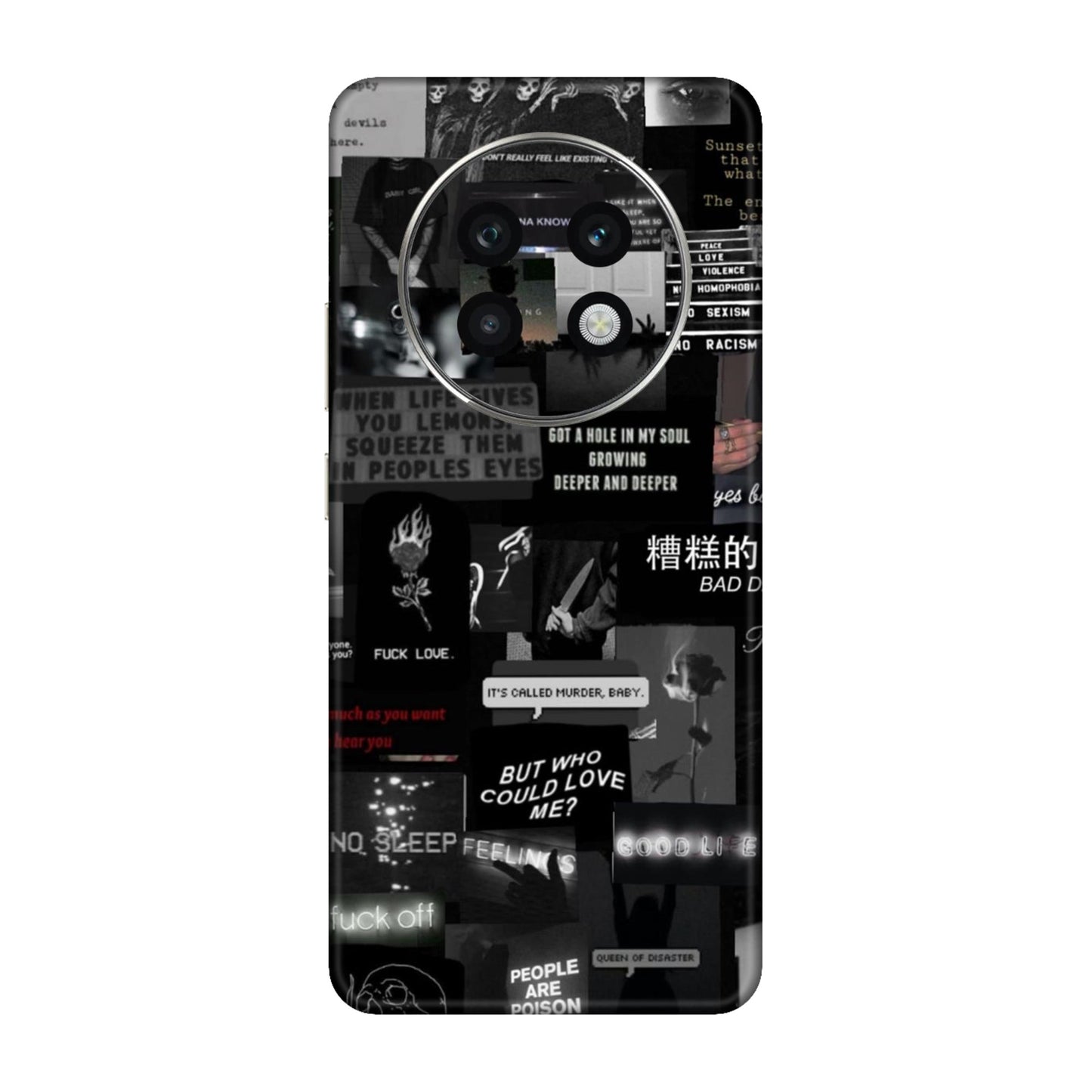 Bad Day Dark Collage Mobile Skin For Realme P1 Speed 5g