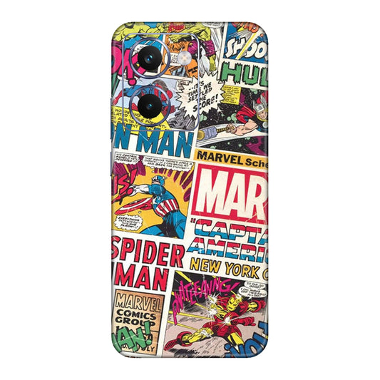 Vintage Marvel Comic Bomb Mobile Skin For Realme P3 Ultra 5g