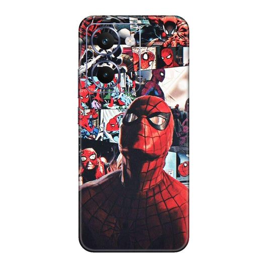 Vintage Spider Man Collage Mobile Skin For Realme P3 Ultra 5g