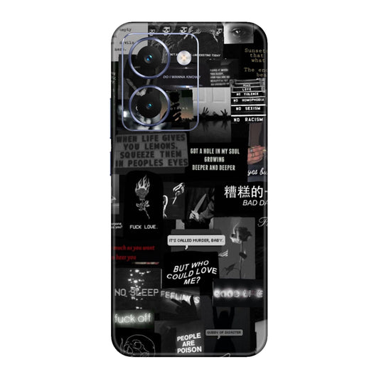 Bad Day Dark Collage Mobile Skin For Realme P3 Ultra 5g