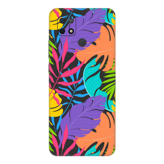 Neon Jungle Leaves Mobile Skin For Redmi 10