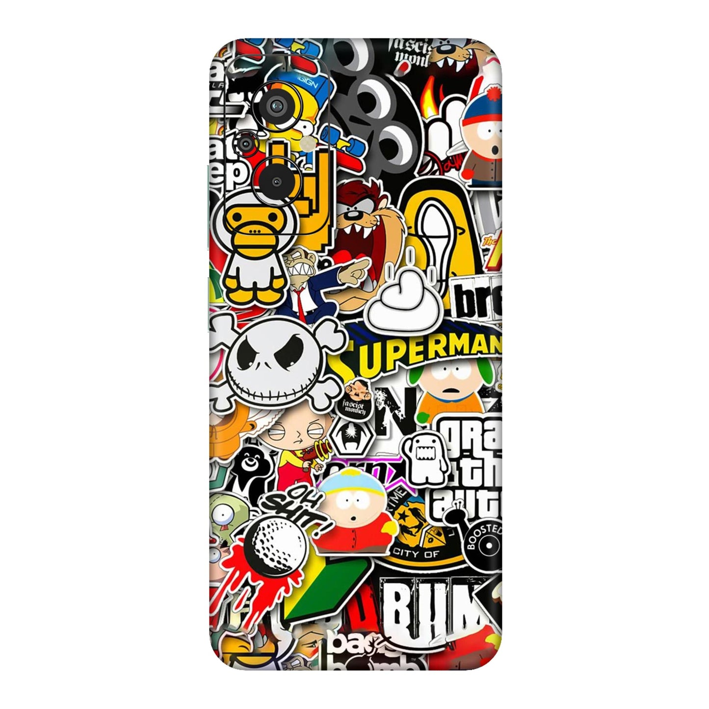 Sukuna Tongue Out Energy Mobile Skin For Redmi 11 Prime