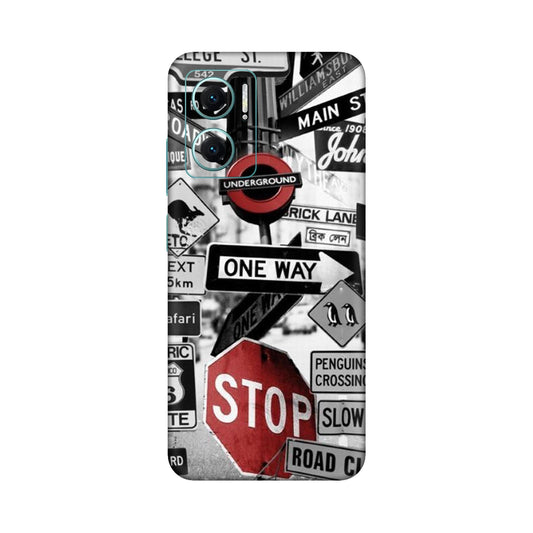 Global Urban Sign Bomb Mobile Skin For Redmi 11 Prime 5g
