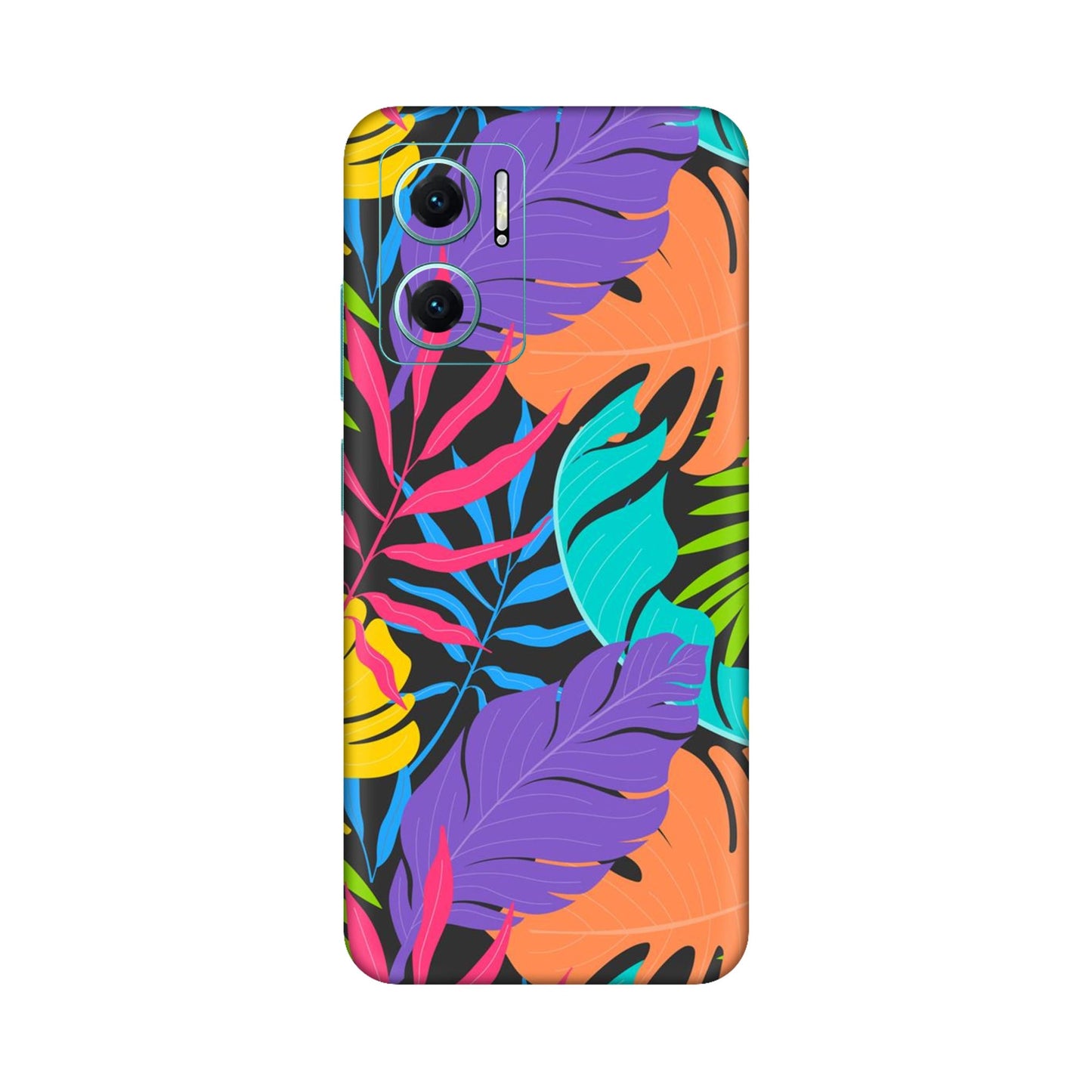 Neon Jungle Leaves Mobile Skin For Redmi 11 Prime 5g