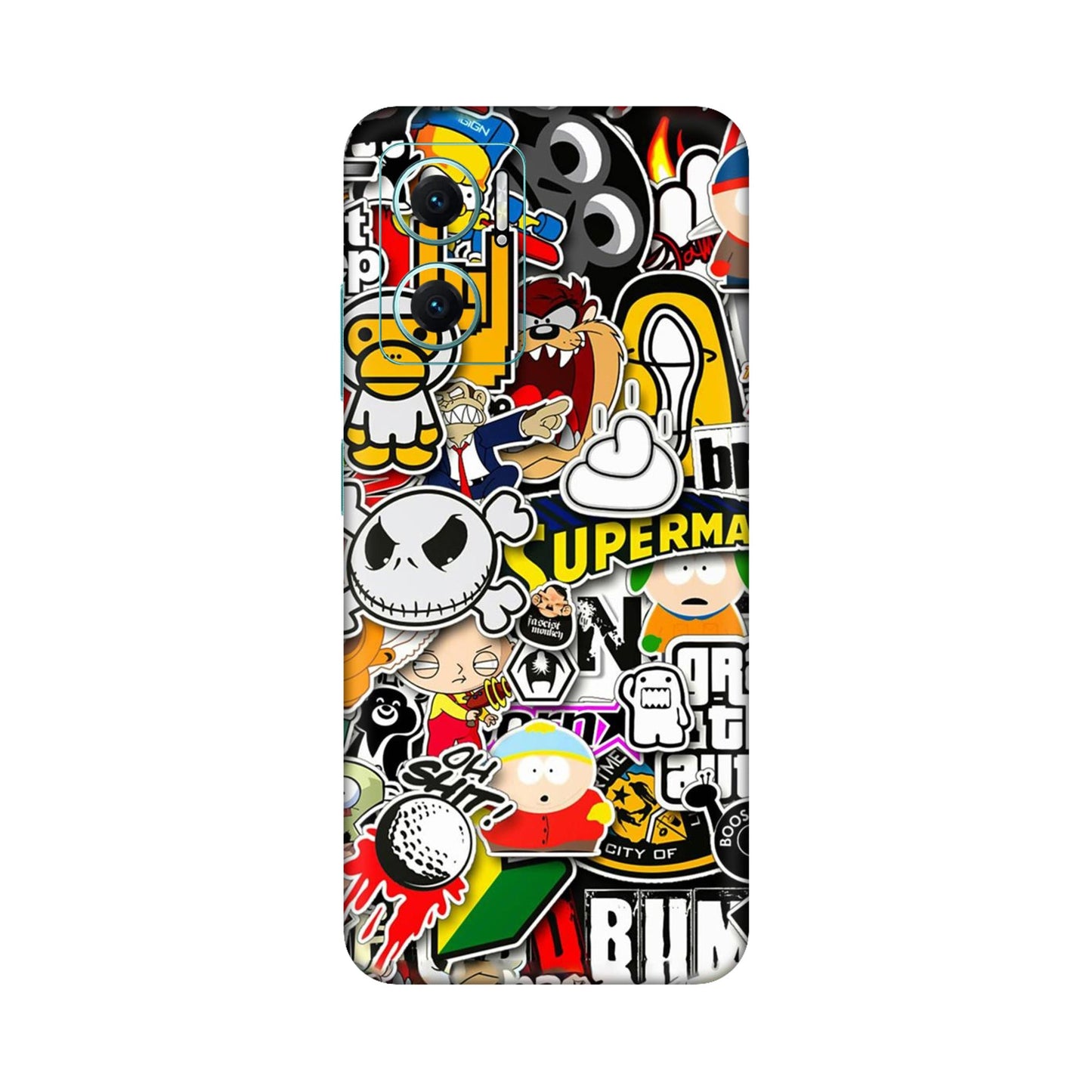 Sukuna Tongue Out Energy Mobile Skin For Redmi 11 Prime 5g