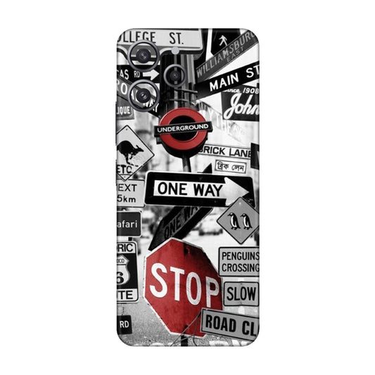 Global Urban Sign Bomb Mobile Skin For Redmi 12 4G