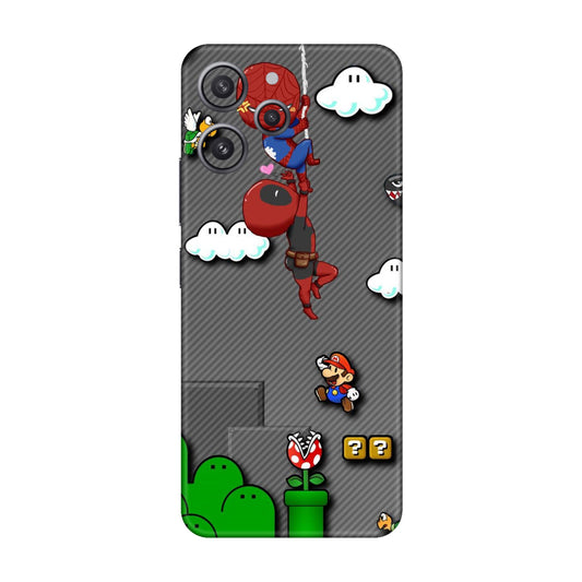 Saiyan Contrast Power Mobile Skin For Redmi 12 4G