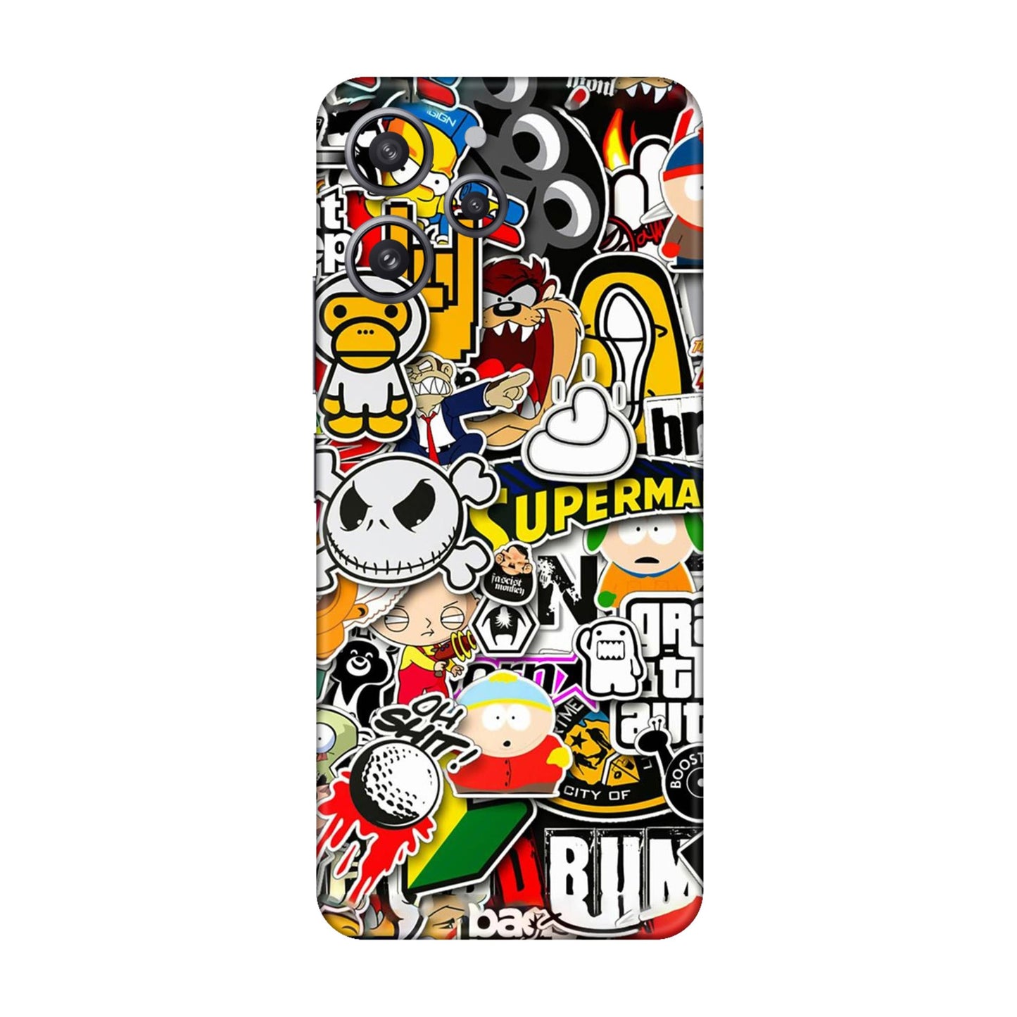 Sukuna Tongue Out Energy Mobile Skin For Redmi 12 4G