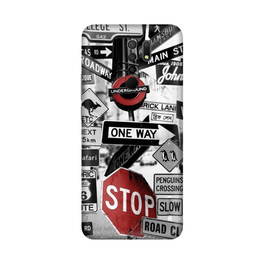 Global Urban Sign Bomb Mobile Skin For Redmi 9