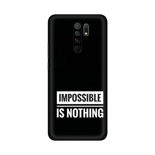 Motivational Text Mobile Skin For Redmi 9