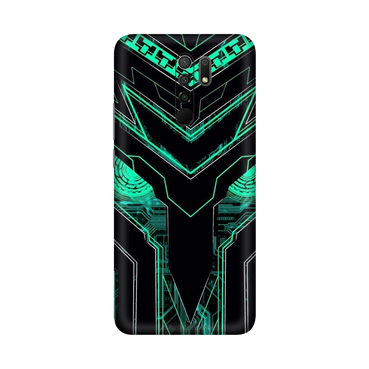 Neon Circuit Predator Mobile Skin For Redmi 9