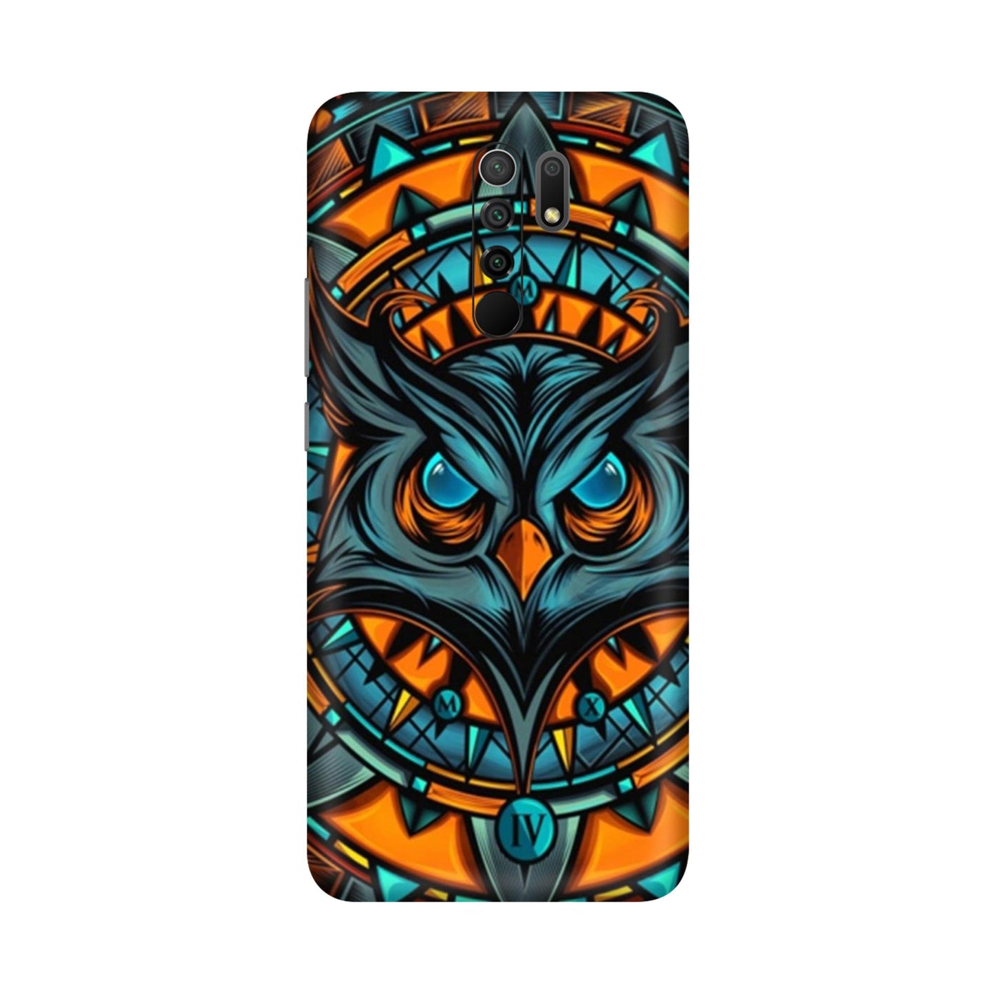 Spirit Owl Mandala Mobile Skin For Redmi 9