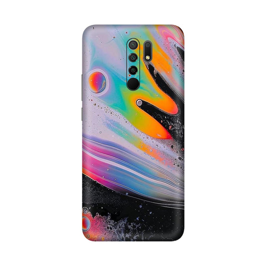 Aesthetic Grid Mobile Skin For Redmi 9