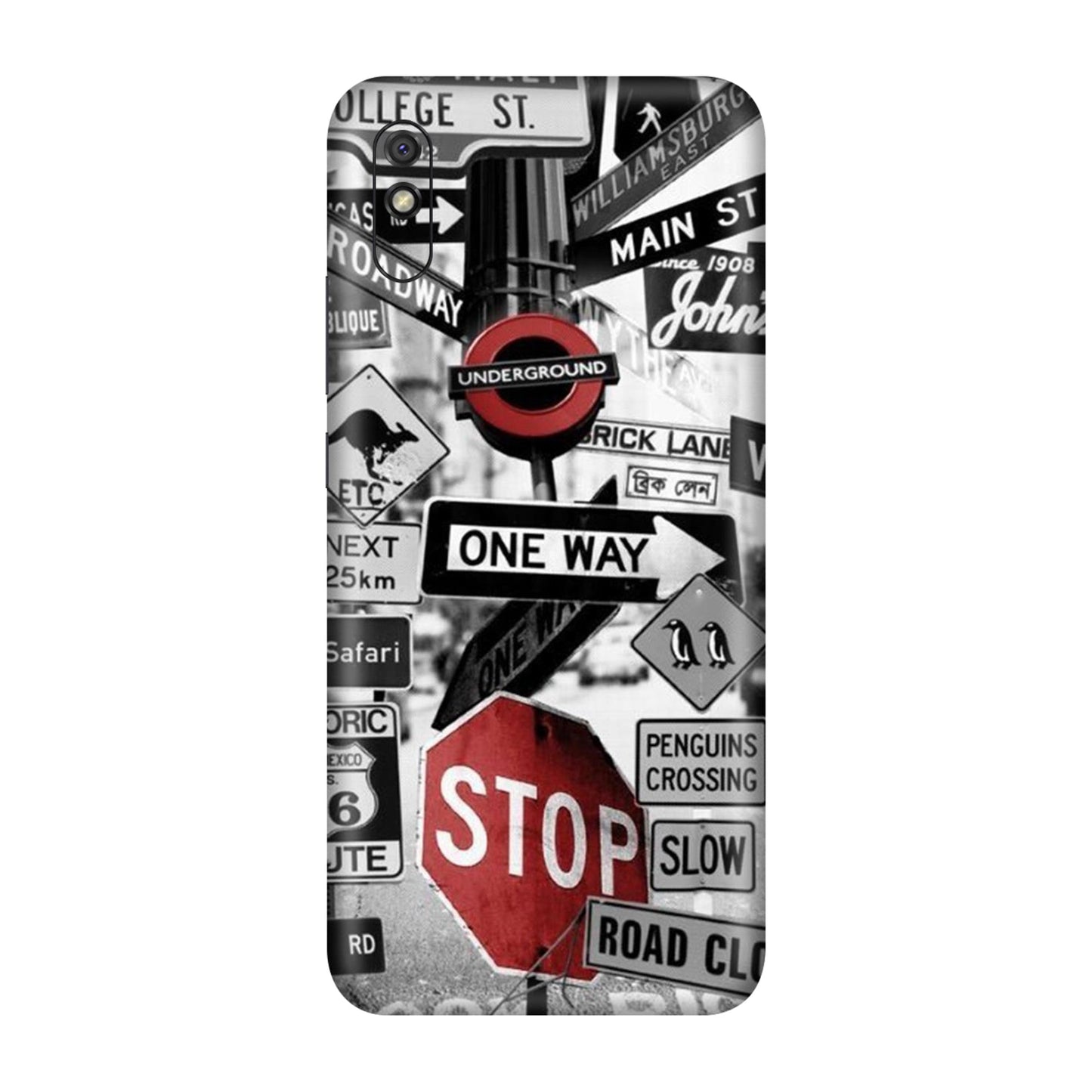 Global Urban Sign Bomb Mobile Skin For Redmi 9A