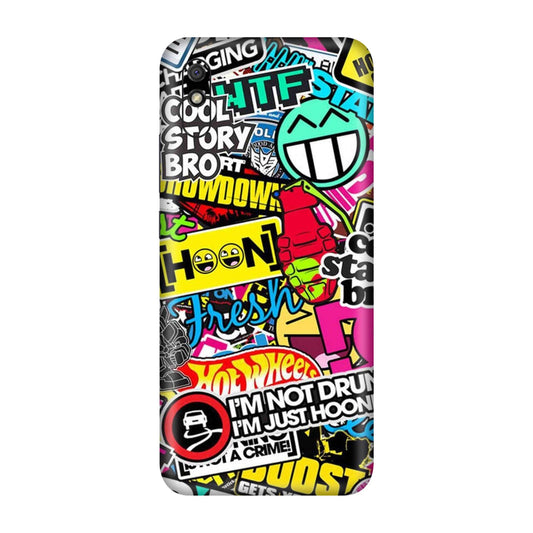 Hoonigan Sticker Bomb Mobile Skin For Redmi 9A