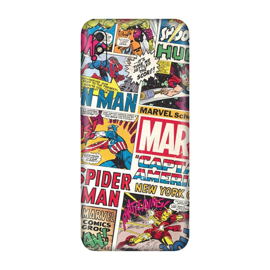 Vintage Marvel Comic Bomb Mobile Skin For Redmi 9A