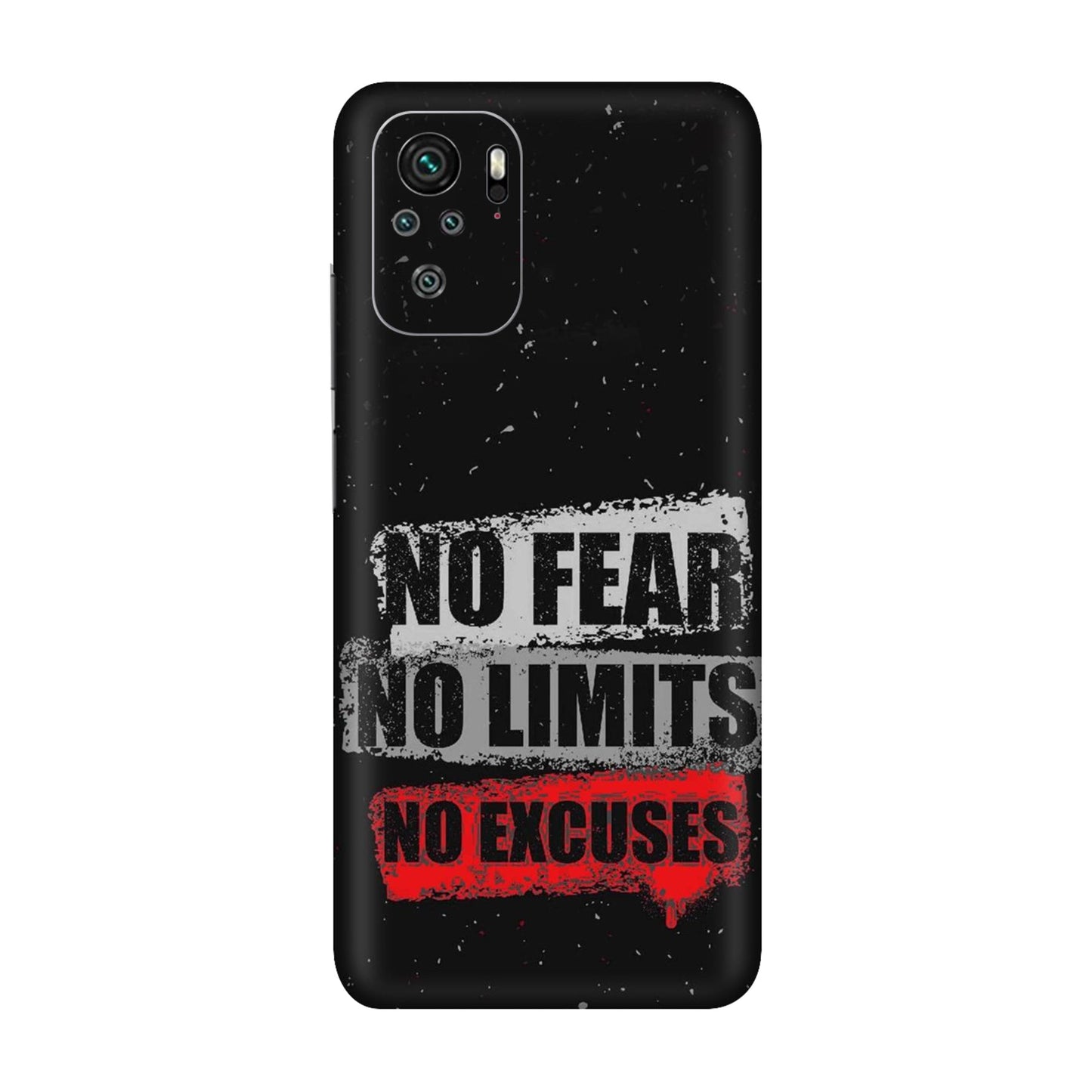 No Fear No Limits Mobile Skin For Redmi Note 10
