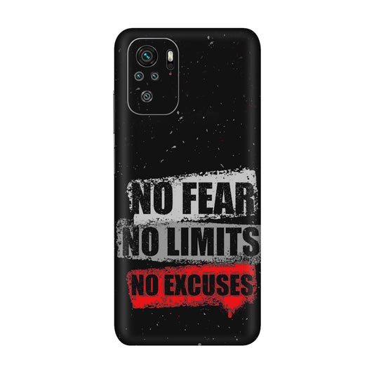 No Fear No Limits Mobile Skin For Redmi Note 10