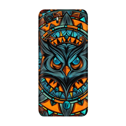 Spirit Owl Mandala Mobile Skin For Redmi Note 10