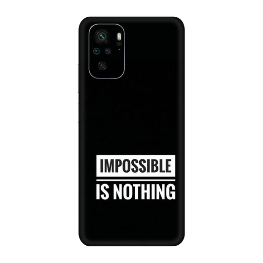 Motivational Text Mobile Skin For Redmi Note 10S