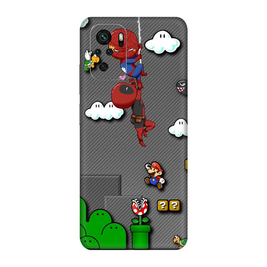 Saiyan Contrast Power Mobile Skin For Redmi Note 10S