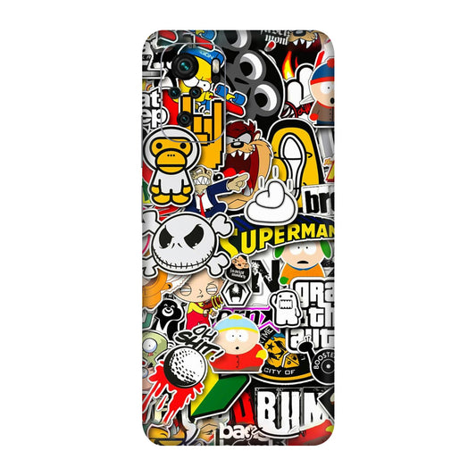 Sukuna Tongue Out Energy Mobile Skin For Redmi Note 10S