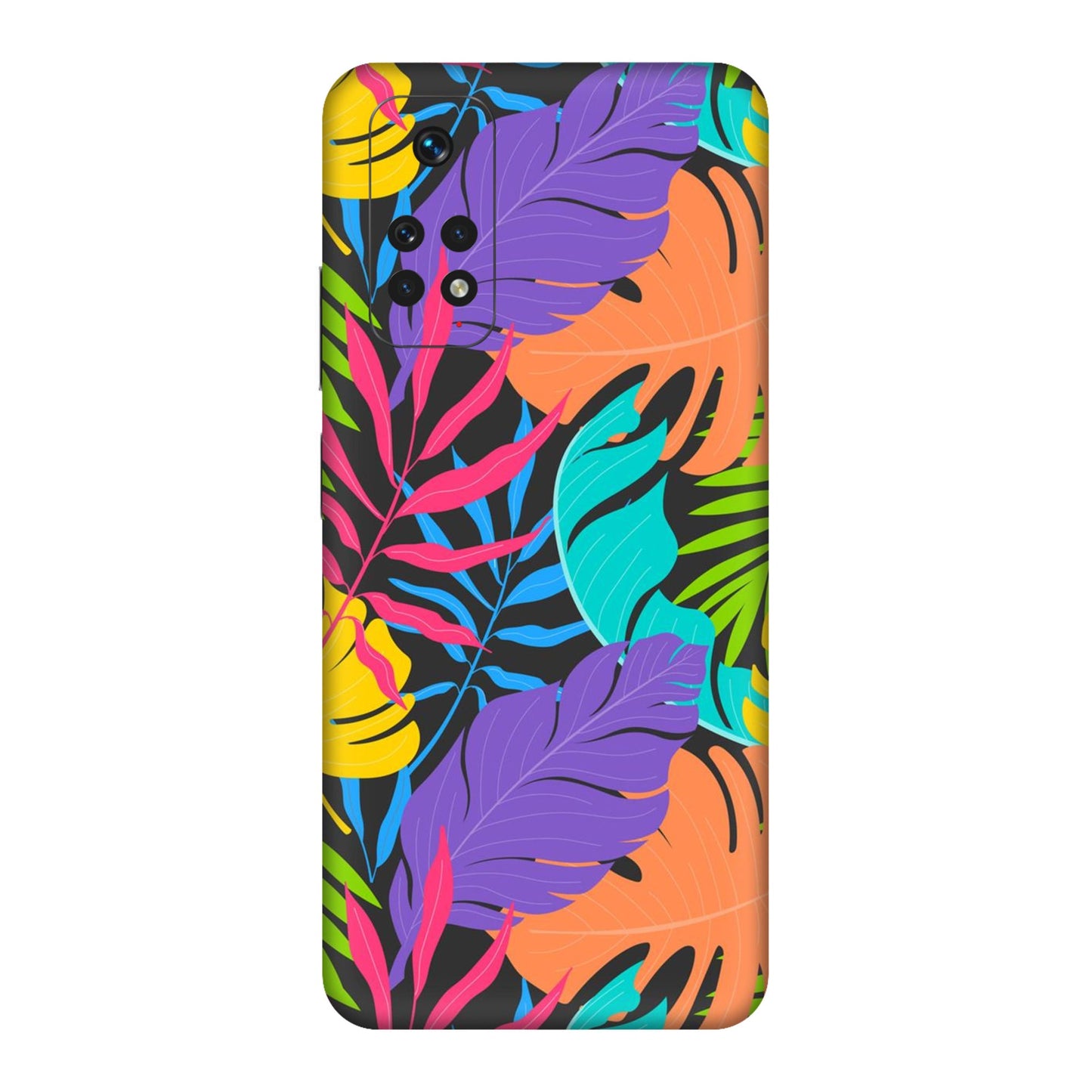 Neon Jungle Leaves Mobile Skin For Redmi Note 11
