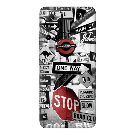 Global Urban Sign Bomb Mobile Skin For Redmi Note 11T 5g