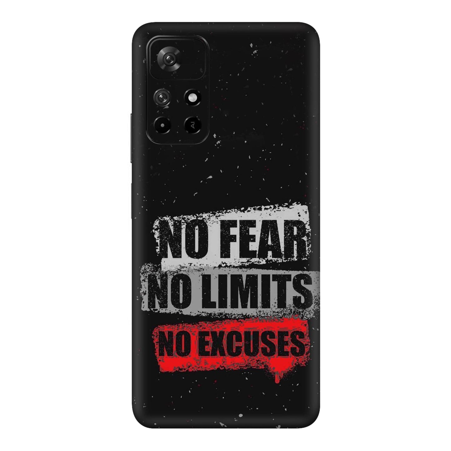 No Fear No Limits Mobile Skin For Redmi Note 11T 5g